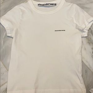 Alexander wang high twist shrunken tee